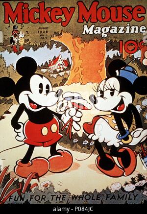 Description: Mickey Mouse magazine dated of 1936.. Original Film
