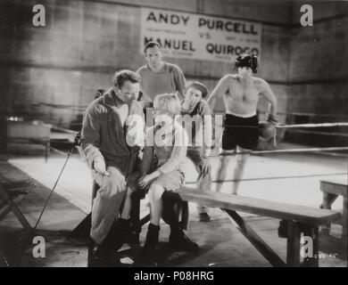 Original Film Title: THE CHAMP.  English Title: THE CHAMP.  Film Director: KING VIDOR.  Year: 1931.  Stars: WALLACE BEERY; JACKIE COOPER; ROSCOE ATES. Credit: M.G.M / Album Stock Photo