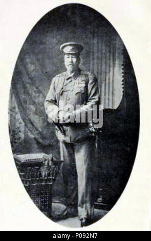 . English: Colonel Thomas William Porter (1843-1920), a New Zealand soldier  . 1920. Transactions and proceedings of the New Zealand Institute 99 Thomas William Porter Stock Photo