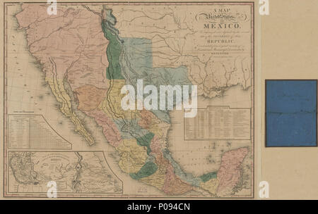 A map of the United States of Mexico - as organized and defined by the ...