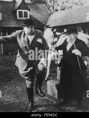 Original Film Title: MURDER AT THE GALLOP.  English Title: MURDER AT THE GALLOP.  Film Director: GEORGE POLLOCK.  Year: 1963.  Stars: ROBERT MORLEY; MARGARET RUTHERFORD. Credit: M.G.M BRITISH / Album Stock Photo