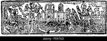 . English: Fleuron from book: A narrative of the late dispute between the Rev. Dr. Hughes and Mr. Forster. 134 A narrative of the late dispute between the Rev. Dr. Hughes and Mr. Forster. Fleuron T004351-3 Stock Photo