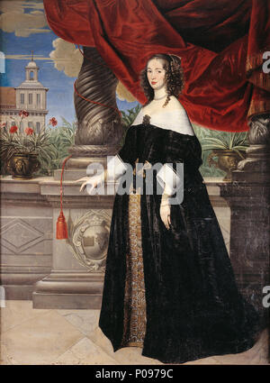 17 Anselm van Hulle - Anna Margareta von Haugwitz (1622 – 73) - Google Art Project Stock Photo