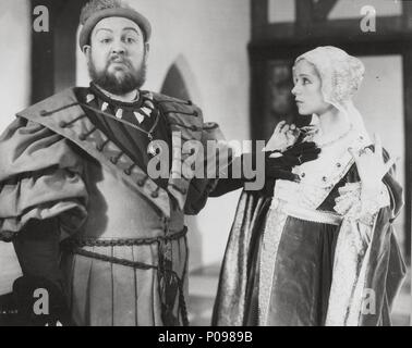 Original Film Title: THE PRIVATE LIFE OF HENRY VIII.  English Title: THE PRIVATE LIFE OF HENRY VIII.  Film Director: ALEXANDER KORDA.  Year: 1933.  Stars: HEINRICH VIII VON ENGLAND; ELSA LANCHESTER; CHARLES LAUGHTON. Credit: UNITED ARTISTS / Album Stock Photo