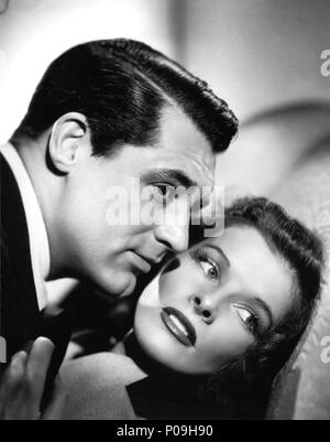 Original Film Title: HOLIDAY.  English Title: HOLIDAY.  Film Director: GEORGE CUKOR.  Year: 1938.  Stars: CARY GRANT; KATHARINE HEPBURN. Credit: COLUMBIA PICTURES / Album Stock Photo