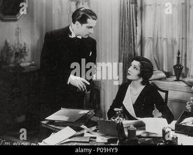 Original Film Title: SECRETS OF A SECRETARY.  English Title: SECRETS OF A SECRETARY.  Film Director: GEORGE ABBOTT.  Year: 1931.  Stars: CLAUDETTE COLBERT. Credit: PARAMOUNT PICTURES / Album Stock Photo