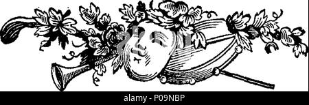 . English: Fleuron from book: All in the wrong. A comedy. By Arthur Murphy, Esq. Adapted for theatrical representation, as performed at the Theatres-Royal, Drury-Lane and Covent-Garden. Regulated from the prompt-books, By Permission of the Managers. 279 All in the wrong Fleuron T021240-1 Stock Photo