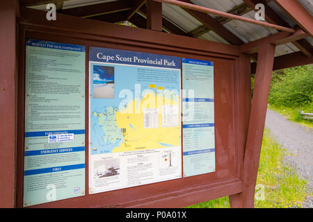Vancouver Island. San Josef Bay in Cape Scott Provincial Park. Beach.