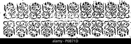 . English: Fleuron from book: An apology for a late resignation: in a Letter from an English Gentleman to his Friend at the Hague. 306 An apology for a late resignation- in a Letter from an English Gentleman to his Friend at the Hague. Fleuron N002736-3 Stock Photo