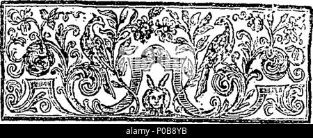 . English: Fleuron from book: An appeal to the understanding of the meanest capacities for the truth of the Christian religion. By a divine of the Church of England. 308 An appeal to the understanding of the meanest capacities for the truth of the Christian religion Fleuron T131638-4 Stock Photo