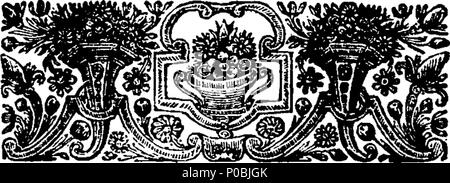 . English: Fleuron from book: An authentic narrative of the late extraordinary proceedings at Cambridge, against the W--------r Club. 310 An authentic narrative of the late extraordinary proceedings at Cambridge, against the W-r Club. Fleuron T000743-2 Stock Photo