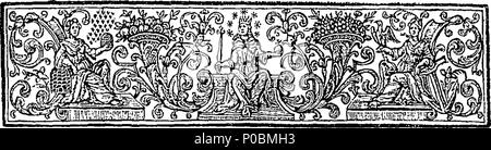 . English: Fleuron from book: An epistle to the little satyrist of Twickenham. 316 An epistle to the little satyrist of Twickenham. Fleuron T032859-3 Stock Photo