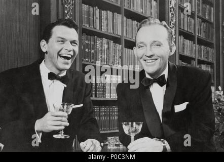 Original Film Title: HIGH SOCIETY.  English Title: HIGH SOCIETY.  Film Director: CHARLES WALTERS.  Year: 1956.  Stars: FRANK SINATRA; BING CROSBY. Credit: M.G.M. / Album Stock Photo