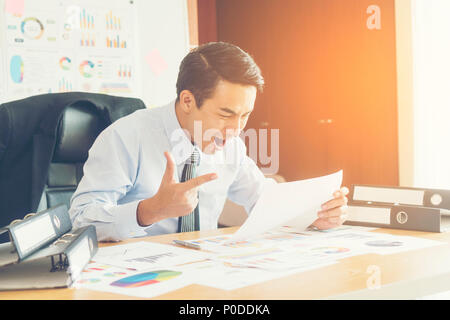 Successful business people achieving goals, Happy business people celebrating success Stock Photo