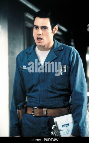 Original Film Title: THE CABLE GUY.  English Title: THE CABLE GUY.  Film Director: BEN STILLER.  Year: 1996.  Stars: JIM CARREY. Credit: COLUMBIA TRI STAR / Album Stock Photo