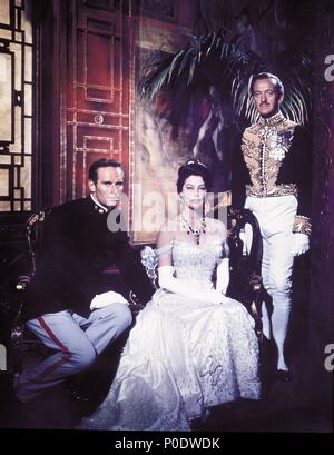 CHARLTON HESTON, DAVID NIVEN and AVA GARDNER in 55 DAYS AT PEKING (1963 ...