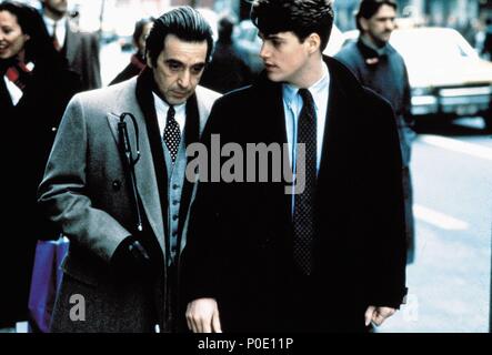 Original Film Title: SCENT OF A WOMAN.  English Title: SCENT OF A WOMAN.  Film Director: MARTIN BREST.  Year: 1992.  Stars: AL PACINO; CHRIS O'DONNELL. Credit: UNIVERSAL PICTURES / Album Stock Photo