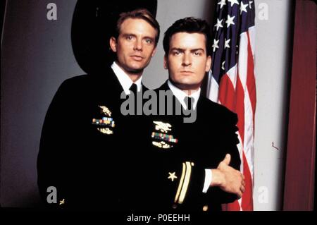 Original Film Title: NAVY SEALS.  English Title: NAVY SEALS.  Film Director: LEWIS TEAGUE.  Year: 1990.  Stars: MICHAEL BIEHN; CHARLIE SHEEN. Credit: ORION PICTURES / Album Stock Photo