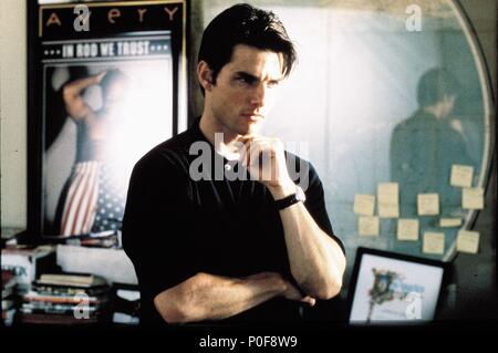 Original Film Title: JERRY MAGUIRE.  English Title: JERRY MAGUIRE.  Film Director: CAMERON CROWE.  Year: 1996.  Stars: TOM CRUISE. Credit: GRACIE FILMS / Album Stock Photo