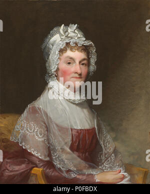 Gilbert Stuart, Abigail Smith Adams (Mrs. John Adams), American, 1755 - 1828, 1800/1815, oil on canvas, Gift of Mrs. Robert Homans 256 Abigail Adams by Gilbert Stuart Stock Photo