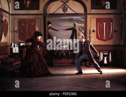 Original Film Title: EL MAESTRO DE ESGRIMA.  English Title: THE FENCING MASTER.  Film Director: PEDRO OLEA.  Year: 1992.  Stars: ASSUMPTA SERNA; OMERO ANTONUTTI. Credit: ALTUBE FILMS / Album Stock Photo