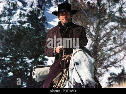 Original Film Title: PALE RIDER.  English Title: PALE RIDER.  Film Director: CLINT EASTWOOD.  Year: 1985.  Stars: CLINT EASTWOOD. Credit: WARNER BROTHERS / Album Stock Photo