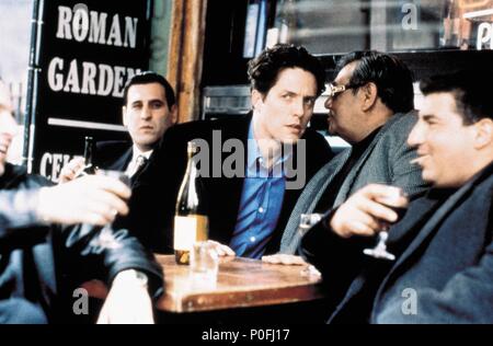 Original Film Title: MICKEY BLUE EYES.  English Title: MICKEY BLUE EYES.  Film Director: KELLY MAKIN.  Year: 1999.  Stars: HUGH GRANT; JOE VITERELLI. Credit: UNIVERSAL PICTURES / Album Stock Photo