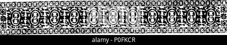 . English: Fleuron from book: Acts of Assembly, passed in the Island of Barbadoes, From 1648, to 1718. 263 Acts of Assembly, passed in the Island of Barbadoes, From 1648, to 1718. Fleuron N030655-3 Stock Photo