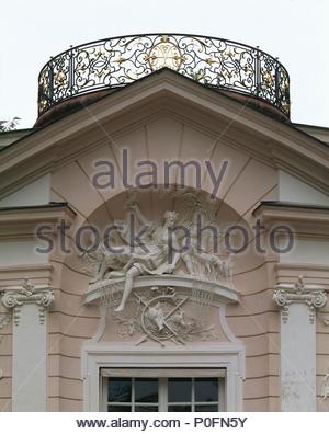 The Amalienburg, a hunting lodge built by Francois Cuvillies in about ...