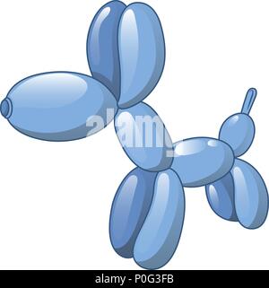 Ballon dog icon, cartoon style Stock Vector