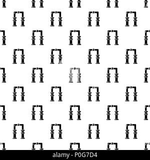 Archway icon, simple black style Stock Vector