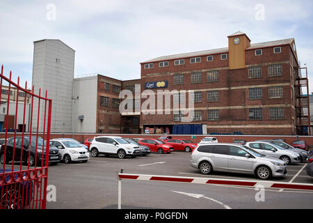 factory carrs carlisle biscuits jacobs united biscuit alamy mcvities cumbria maker england