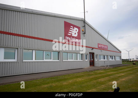 The New Balance footwear factory in 