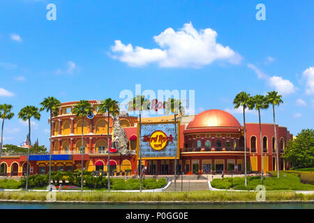 Orlando, USA - May 8, 2018: The Hard Rock Cafe at Universal City Walk Stock Photo