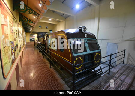 75 hp Narrow Gauge Diesel Locomotive (BBR JLT-1) at the Communication gallery of the Birla Industrial & Technological Museum Stock Photo
