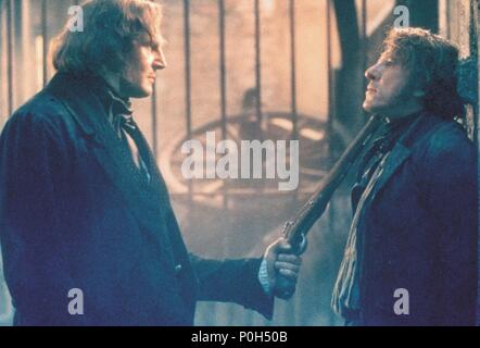 Original Film Title: LES MISERABLES.  English Title: LES MISERABLES.  Film Director: BILLE AUGUST.  Year: 1998.  Stars: LIAM NEESON; GEOFFREY RUSH. Credit: MANDALAY ENTERTAIMENT / Album Stock Photo