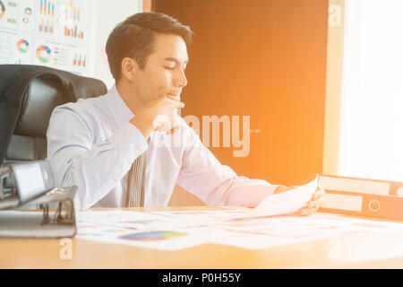 Successful business people achieving goals, Happy business people celebrating success Stock Photo