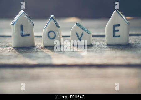 word love for Valentine'day Stock Photo
