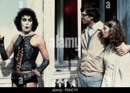 Original Film Title: THE ROCKY HORROR PICTURE SHOW.  English Title: THE ROCKY HORROR PICTURE SHOW.  Film Director: JIM SHARMAN.  Year: 1975.  Stars: TIM CURRY. Credit: 20TH CENTURY FOX / Album Stock Photo