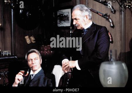 SCENE WITH JAMES MASON, MURDER BY DECREE, 1979 Stock Photo - Alamy