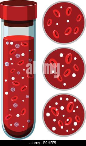 A  Vector of Blood Platelet illustration Stock Vector