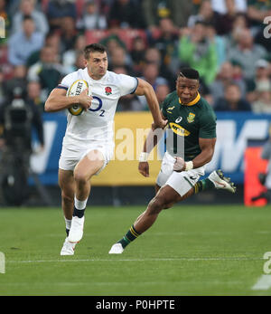 Emirates Airline Park, Johannesburg, South Africa, 9th June 2018,  Jonny May of England during the 2018 Castle Lager Incoming Series 1st Test match between South Africa and England Credit: Action Plus Sports Images/Alamy Live News Stock Photo