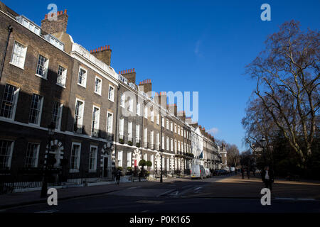 A street in Bloomsbury area in London, England Stock Photo