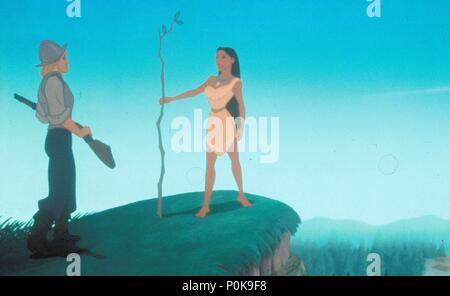 Original Film Title: POCAHONTAS.  English Title: POCAHONTAS.  Film Director: ERIC GOLDBERG; MIKE GABRIEL.  Year: 1995. Credit: WALT DISNEY PRODUCTIONS / Album Stock Photo