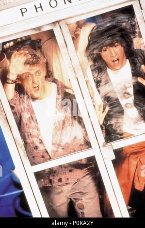 Original Film Title: BILL AND TED'S EXCELLENT ADVENTURE.  English Title: BILL AND TED'S EXCELLENT ADVENTURE.  Film Director: STEPHEN HEREK.  Year: 1989.  Stars: KEANU REEVES; ALEX WINTER. Credit: ORION PICTURES / Album Stock Photo