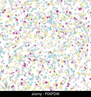Confetti background. Bright colors. Abstract seamless pattern. Colorful confetti dots. Party background. For web-page background, decoration or printi Stock Vector
