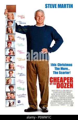 Original Film Title: CHEAPER BY THE DOZEN.  English Title: CHEAPER BY THE DOZEN.  Film Director: SHAWN LEVY.  Year: 2003. Credit: TM 20 TH CENTURY FOX / Album Stock Photo