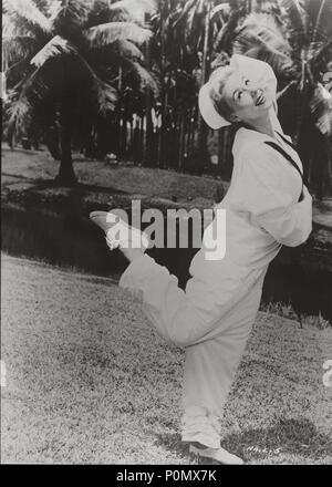 Original Film Title: SOUTH PACIFIC.  English Title: SOUTH PACIFIC.  Film Director: JOSHUA LOGAN.  Year: 1958.  Stars: MITZI GAYNOR. Credit: 20TH CENTURY FOX / Album Stock Photo