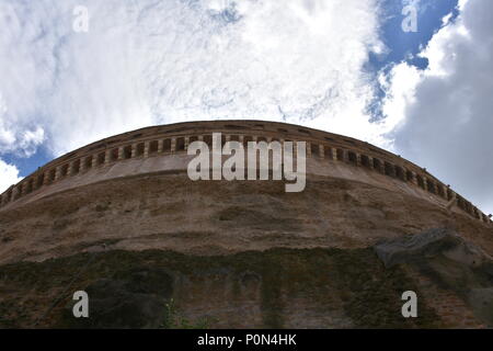 Rome, 17 May 2018, Reportage from S. Angel Castle. External and internal. Details of the walls. Stock Photo