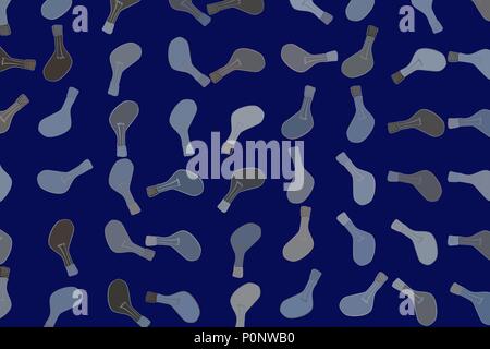Abstract light bulb illustrations background. Cartoon style vector graphic. Stock Vector